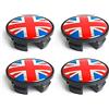 HEINMO Pneumatici per auto Pneumatici Cerchioni Decorazione mozzo centrale Badge Tappi di copertura Coprimozzi 54mm per MN COOPER JCW One S R55 R56 R57 R58 R60 R61 Clubman Countryman