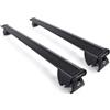 Farad - Barre portatutto Aerodynamic Black in alluminio con kit Hilo compatibile con SUBARU FORESTER e-BOXER 5 porte anno dal 2019 in poi con corrimano alto (railing aperti)