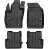 IMJ-Global Tappetini Auto Gomma ProLine 3D su Misura Compatibili con Fiat 500X 2014-2024, Set Completo di Tappeti Auto TPE per Migliorare Look e Sportività, Tappetino Premium in TPE Durevole
