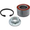 trailer parts4u Cuscinetto ruota - Set originale AL-KO, dado flangiato anello Seegring 2051Aa 64/34/37 mm, set cuscinetti ruota 1224801