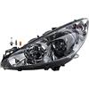 Johns Faro anteriore alogeno per Peugeot 308 05/2011- Sinistra + lampadina