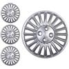 Generico SERIE 4 BORCHIE - 4 COPRICERCHI COPPE RUOTA 15 PER FIAT GRANDE PUNTO 05->