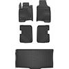 MOTOS Set di tappetini in gomma e tappetini per il bagagliaio per Fiat Panda III dal 2011 Migliorare il comfort di viaggio con tappetino antiscivolo auto 3D- tappetini per tutte le stagioni auto, prot