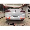 mne parts Adatto per Passat B8 3G2 3G5 berlina/station wagon 2014-2018 telaio di scarico cromato 2 pezzi in acciaio inox