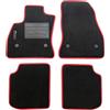 Carmats compatibile tappetini 500L da Giugno 2017 (Restyling) in moquette con fermi di fissaggio e bordo antiscivolo