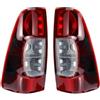 WXSSH Luci posteriori 2 pezzi fanale posteriore fanale posteriore lampada di per coda senza lampadina per Isuzu per Rodeo per DMax 2007-2012