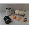 Motor Fun Sports Set filtro (grande) compatibile con Airman AX 17-2 filtro olio, filtro aria, filtro carburante, filtro idraulico