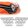 Inly Parts INLY 6 Tlg Griglia In Acciaio Inox Compatibile con Clio 5 (dal 2019)