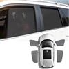 SUHNGE Tendine Parasole Auto Magnetico per V.W Tiguan 2016-2021, Parasole per Finestrino Laterale e Finestrini Posteriori Vetri, Blocca Raggi UV Protezione, Privacy Tenda Finestra