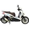 Generico Kit adesivi Compatibili con Piaggio Beverly 400 ABS ASR scooter decal grafica completa carene laterali scegli colore -KIT C- Cod. 2160 (053 Blu Leggero)