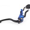EIMMLSX Leve Freno Frizione Per Kawasaki Per Suzuki Moto Freno Scooter Frizione PX1 Pompa Freno Leva Radiale 17,5mm Cilindro Maestro Installazione 22mm Leve Frizione Freno(Blue Right)