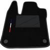 Somer Car Tappetino Auto SOLO LATO GUIDA 1pz compatibile con Renault Twingo 3 2014-2025 | 1 tappeto su misura in moquette, bandiera francia