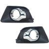 Hgkqbomb Fari Fendinebbia Coperchio Mascherina Faro Fendinebbia Paraurti Anteriore Per Ford Per EcoSport 2013 2014 2015 2016 2017 Telaio Copertura Cofano Fendinebbia Auto(C one pair)