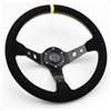 GBSONGJIN volante Auto Sportivo, Calice 14 pollici Nero Deep Mais Racing Rally Drift Sport Volante