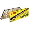 D.I.D DID 530VX3G108ZB - Catena con Anello X-Ring, 108 Maglie in Oro/Nero