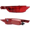 Tkxvcejv Riflettori Paraurti Posteriore per Ford per Fiesta Mk7 WT 2008 2009 2010 2011 2012 2013 2014 Sinistra Paraurti Posteriore Riflettore Fendinebbia Coda Luce Freno