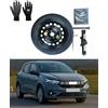 D'ANGELO 1988 Kit Ruotino di Scorta 16 compatibile con Dacia Sandero con Cric, Chiave e Sacca 125/85R16