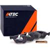ATEC Germany Set di pastiglie freno asse anteriore incl. contatto di | Compatibile con: ALFA ROMEO 147, 156, 156 Sportwagon, GT, FIAT BRAVO I, MAREA, MAREA Weekend, MULTIPLA, PUNTO, LANCIA LYBRA