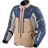 REV'IT! Revit Sand 5 H2O Giacca tessile da moto, blu/beige, L