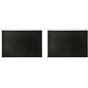 Generico COPPIA TAPPETINI PER AUTO 100% GOMMA ZERBINI UNIVERSALI ANTISCIVOLO SALVA TAPPETI Dimensione: cm. 32x46-26011