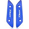 TREONK Moto Cover Fori Specchietto Alluminio per T-MAX TMAX 560 TMAX560 TECH MAX 2022 2023 2024,Blu
