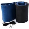 myshopx proteggivolante COPRISTERZO COPRIVOLANTE IN VERA PELLE NERO BLU ø 37 - 39 cm/9,5 cm