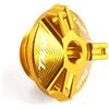 TREONK Moto Oil Drain Plug - Tappi per Bocchettoni Olio Rondella M20 x 2.5 Viti con ring per TMAX 500 TMAX530 DX SX TMAX560 TMAX 530 500 560(Oro)