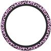 934 Coprivolante Per Auto Rosa Leopardo Auto Coprivolanti Universale, Traspirante,Antiscivolo Coprivolante Per Uomo Accessori Auto Interno Donna 38cm