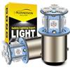 Ruiandsion 2PCS 1157 BAY15D P21/5W AC/DC 6-30V 6V 12V 24V Lampadine LED Luce Rossa per Luci di Retromarcia,Luci di Riserva,Luci di Freno, Luci di Posizione Posteriori,Lampadine per Interni Camper RV
