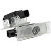 CARALL LG5351 Kit Luci Led Logo Proiettori Auto Portiere 12V 5W Canbus No Errore Plug & Play (2 Pezzi)