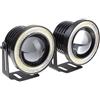 GZCRDZ Proiettore universale LED cilindrico, ad alta potenza, diametro: 6,3 cm, con fendinebbia, 2 pezzi