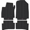 Travall Mats Tappertini Abitacolo Compatibili con Renault Captur (2013-2019) Renault Clio 5 Porte Hatchback (2012-2019) TRM1193 - Tappertini Auto in Gomma Originali