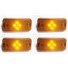 24/7 AUTO 4 x luci LED arancione ambra di indicatore laterale per VolvoFE2 FM2, IvecoDaily, Stralis, Trakker, EuroCargo 1, DAF95 105 CF LF