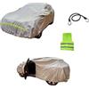 CLICK & GO COMPATIBILE CON DR dr Evo5 1.6 16V 126 CV Cross TELO COPRIAUTO ANTIGRANDINE FELPATO IMPERMEABILE ANTIGRAFFIO COVER TG.L 482X196X140CM COPERTURA PER AUTO ZIP LATERALE