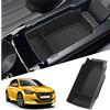 Ruiya per Peugeot 208 e-208/ Peugeot 2008 e-2008 Restyling 2020-2024 2025 Console Centrale Portaoggetti, Organizer da Braccioli per Console Centrale Consolle Braccioli Vano Contenitore Portaoggetti