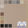 AE AUTO EQUIPE Kit Tessuto Cielo Auto bielastico antimpronta con Trama a Nido d'Ape + 2 Colla Resistente alle Alte Temperature. (3,00 mt., Beige)