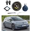 D'ANGELO 1988 Kit Ruotino di Scorta 19 compatibile con Volkswagen ID3 con Cric, Chiave, Guanti e Sacca