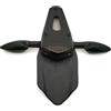 ZCera Portatarga Moto Per Parte Posteriore Del Motociclo Per Enduro Motocross Per Supporto Della Staffa Targa Parafango Con Lampada Freno Fanale Posteriore A LED Porta Targa Moto(Nero)