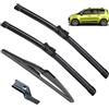 Autopixl Compatibile con Citroen C3 Picasso 2009-2010 24+16+11 Spazzole Tergicristallo Anteriore Posteriore Decespugliatore Accessori 2009 2010