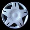 Rixto Kit di 4 copricerchi compatibili con RENAULT CLIO, TWINGO, LAGUNA, MEGANE, SCENIC, ESPACE, KANGOO - diametro 14