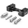 NICECNC Kit riser per manubrio moto nero compatibile with Husqvarna NORDEN 901 2022 2023, riser manubrio compatibile with 790/890 Adventure S/R & Rally modelli 2019-2024, 1 pollici, alluminio