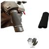 farbrothersonline COMPATIBILE CON HONDA CROSSRUNNER 800 ABS COPRIMANOPOLE GRIP PER MANUBRIO ACCELLERATORE MOTO SCOOTER BICI MONOPATTINI TESSUTO ELASTICO ANTISCIVOLO NERO LUN 9,8XLARG 3CM UNIVERSALE