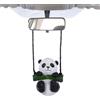 Fravsiu Ornamento oscillante per auto, ciondolo per auto Panda | per specchietti retrovisori Panda - Decorazione per specchietto retrovisore interno interno con ciondolo per auto