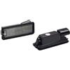 Yoegerery 2 PZ LED Licenza Numero Targa Luce Per VW GOLF 4 5 6 7 6R 12V Luci Targa per Passat B6 Lupo Scirocco Polo