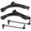 ATEC Germany Set di bracci di controllo - 2x braccio di controllo con | Compatibile con: FIAT BRAVO II, STILO, STILO Multi Wagon, LANCIA DELTA III