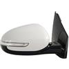 NYSAASDST Specchio Per KIA Per Sportage Per KX5 Per QL 2016-2019 Specchietto Retrovisore Esterno Specchietto Laterale Gruppo Specchio Retrovisore specchio(BIANCO,R 8 Pins)