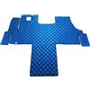 KRAM-TRUCK Tappetini trapuntati KRAM-TRUCK Compatibile con Fiat Ducato, Peugeot Boxer, Citroen Jumper dal 2007, blu, spugna in pelle sintetica 1 cm, certificato di igiene, fodere comfort