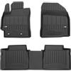 MOTOS Tappetini in gomma per auto adatto per Toyota Corolla XI 2013-2019 Migliorate il vostro comfort di viaggio con il tappetino antiscivolo per auto 3D.