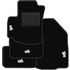 Generico Tappetini compatibili con Fiat Sedici, kit tappetini auto personalizzati, set tappeti in moquette, tappeto auto