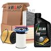 kW&HP KIT TAGLIANDO 4 FILTRI + 4LT OLIO SELENIA WR 5W30 COMPATIBILE CON ALFA MITO PANDA 312 500C 500L 500X 1.3 85CV 95CV